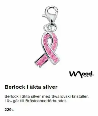 Mood Berlock i äkta silver