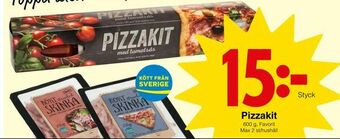 Matöppet Pizzakit erbjuda