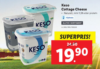 Lidl Keso Cottage Cheese erbjuda