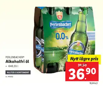 Lidl Perlenbacher Alkoholfri öl 6x0,33l erbjuda