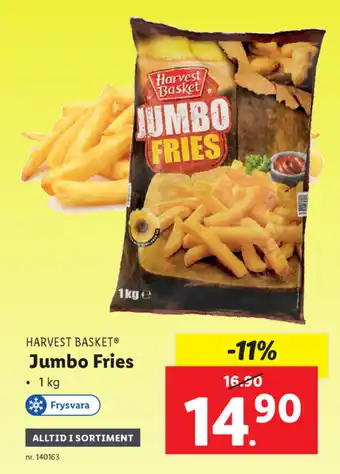Harvest Basket Jumbo Fries 1kg