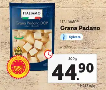 Lidl Italiamo Grana Padano 300g erbjuda