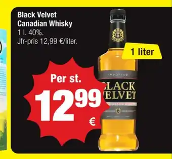 Calle Black velvet whisky erbjuda