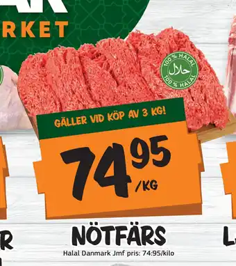 Bazaar Food market NÖTFÄRS erbjuda