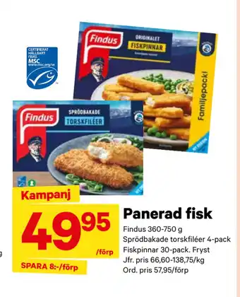 City Gross Panerad fisk erbjuda