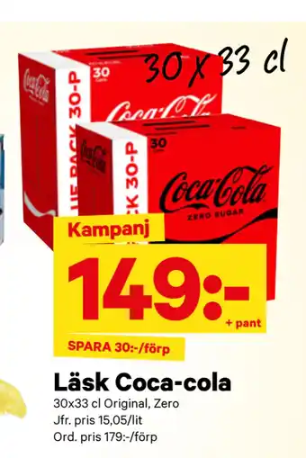 City Gross Läsk Coca-cola erbjuda
