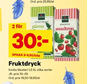 City Gross Fruktdryck erbjuda
