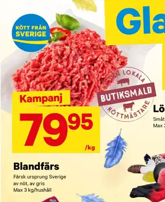 City Gross Blandfärs erbjuda