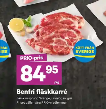 City Gross Benfri fläskkarré erbjuda