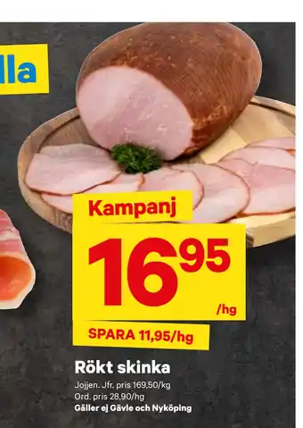 City Gross Rökt skinka erbjuda