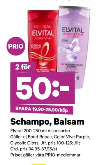 City Gross Schampo, Balsam erbjuda