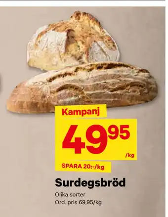 City Gross Surdegsbröd erbjuda