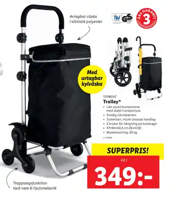 Lidl Topmove Trolley 40l erbjuda