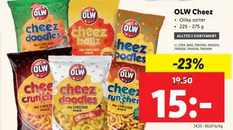 Lidl OLW Cheez 225-275g erbjuda