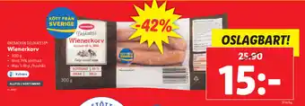 Lidl Enebacken Delikatess Wienerkorv 300g erbjuda