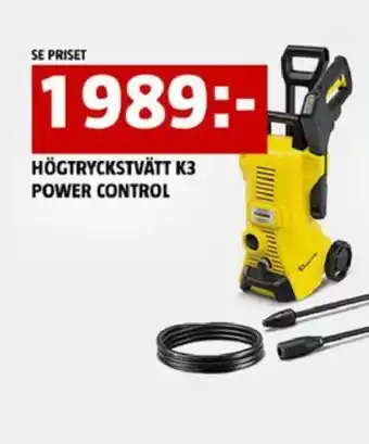 Bauhaus HÖGTRYCKSTVÄTT K3 POWER CONTROL erbjuda