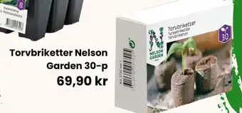 Granngården Torvbriketter Nelson Garden 30-p erbjuda