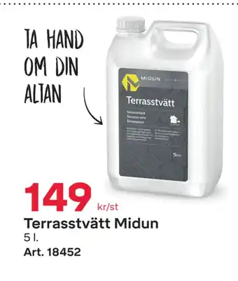 Byggmax Terrasstvätt Midun erbjuda