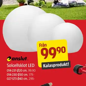 Jula Solcellsklot LED erbjuda