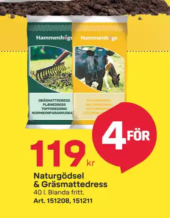 Byggmax Naturgödsel & Gräsmattedress erbjuda