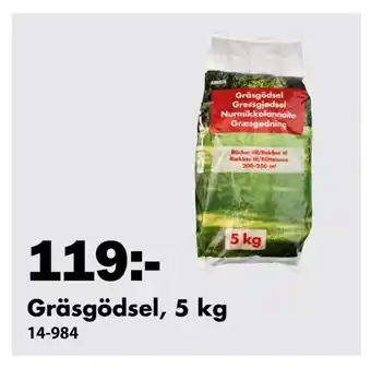 Biltema Gräsgödsel, 5 kg erbjuda