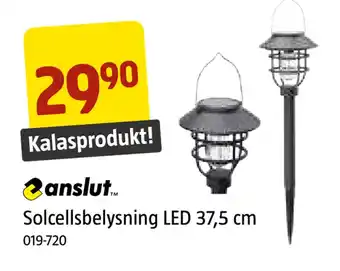 Jula Solcellsbelysning LED 37,5 cm erbjuda