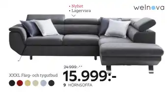 XXXLutz HÖRNSOFFA erbjuda