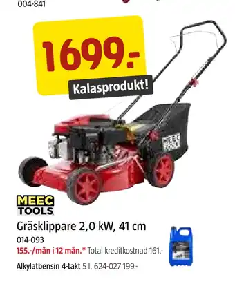 Jula Gräsklippare 2,0 kW, 41 cm erbjuda
