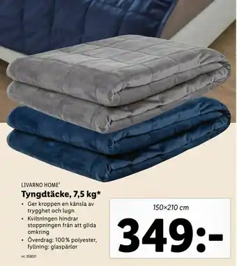 Lidl Tyngdtäcke, 7,5 kg erbjuda