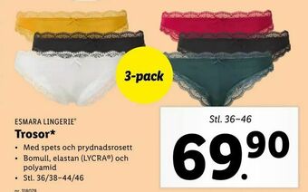 Lidl Trosor erbjuda