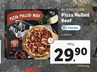 Lidl Pizza Pulled Beef erbjuda