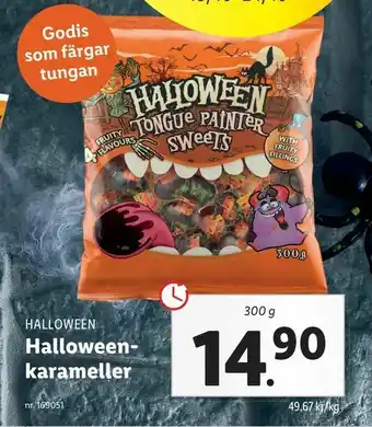 Lidl Halloween karameller erbjuda