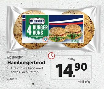 Lidl Hamburgerbröd erbjuda