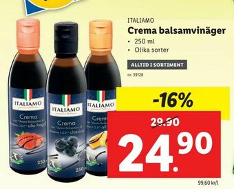 Crema balsamvinäger