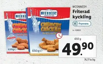 Lidl Friter a d kyckling erbjuda
