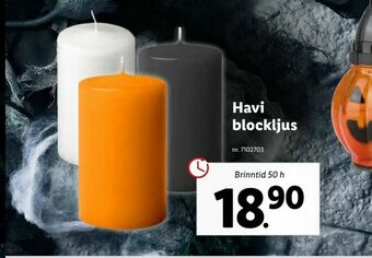 Lidl Havi ­ blockljus erbjuda