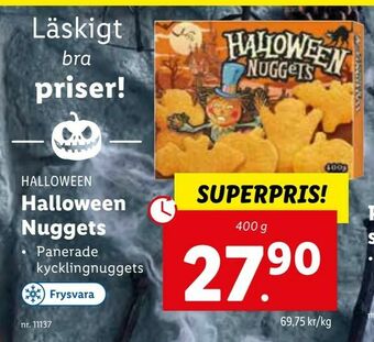 Lidl Halloween Nuggets erbjuda