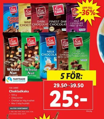Lidl Chokladkaka erbjuda