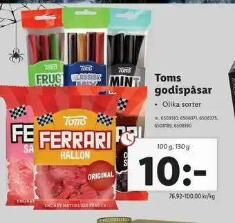 Lidl Toms godispåsar erbjuda