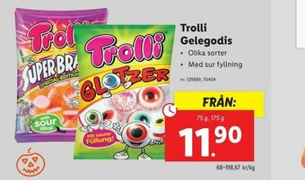 Lidl Trolli Gelegodis erbjuda