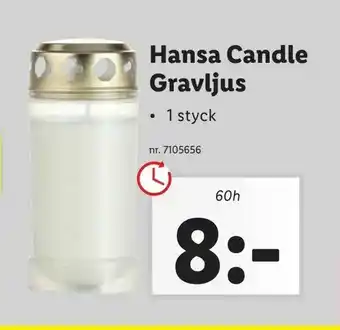 Hansa Candle Gravljus
