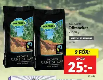 Lidl Rörsocker erbjuda