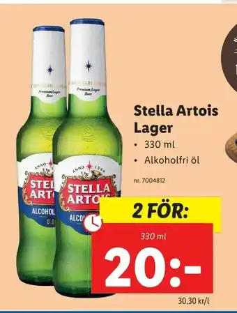 Lidl Stella Artois Lager erbjuda