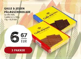 Scandinavian Park GALLE & JESSEN PÅLÆGSCHOKOLADE erbjuda