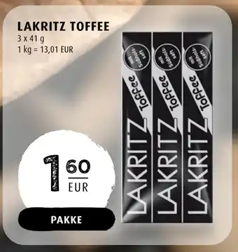 Scandinavian Park LAKRITZ TOFFEE erbjuda