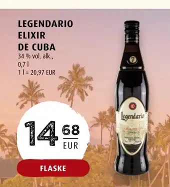 Scandinavian Park LEGENDARIO ELIXIR DE CUBA erbjuda