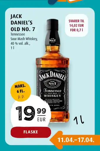 Scandinavian Park JACK DANIEL’S OLD NO. 7 erbjuda