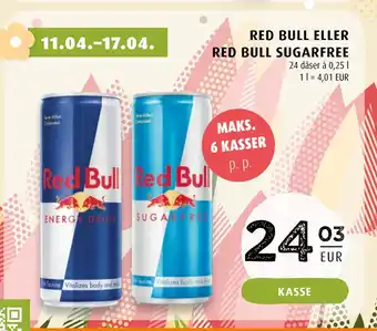 Scandinavian Park RED BULL ELLER RED BULL SUGARFREE erbjuda