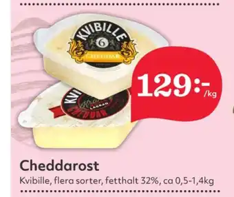 Hemköp Kvibille cheddar erbjuda