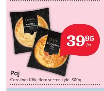 Hemköp Carolines kök matpajer erbjuda